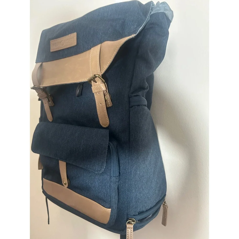 K&F‎ Concept Camera Backpack Navy Blue Brown KF13.066V11 Photography Bag NWT